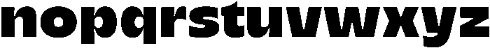 Migno Sans Black otf (900) Font LOWERCASE