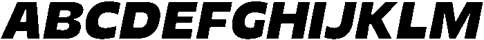 Migno Sans Bold Italic otf (700) Font UPPERCASE