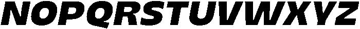 Migno Sans Bold Italic otf (700) Font UPPERCASE