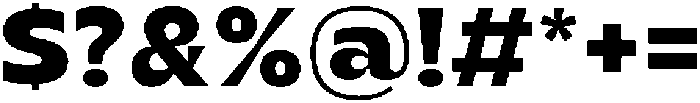 Migno Sans Bold otf (700) Font OTHER CHARS