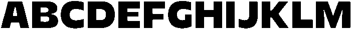 Migno Sans Bold otf (700) Font UPPERCASE