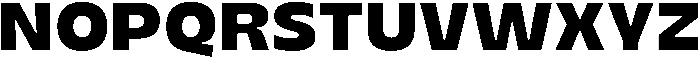 Migno Sans Bold otf (700) Font UPPERCASE