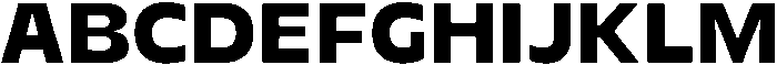 Migno Sans Demi otf (400) Font UPPERCASE