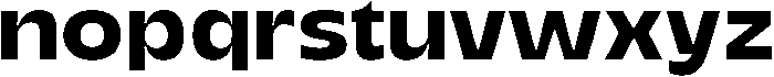 Migno Sans Demi otf (400) Font LOWERCASE