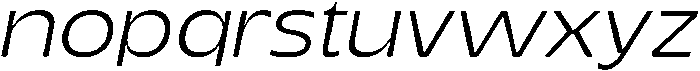 Migno Sans Fine Italic otf (400) Font LOWERCASE