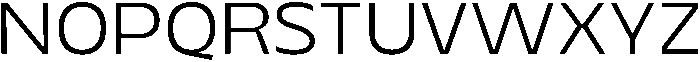 Migno Sans Fine otf (400) Font UPPERCASE
