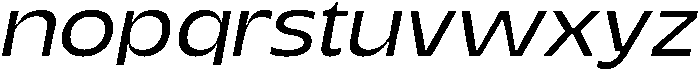 Migno Sans Light Italic otf (300) Font LOWERCASE