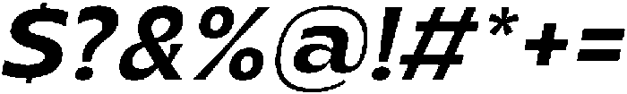 Migno Sans Medium Italic otf (500) Font OTHER CHARS