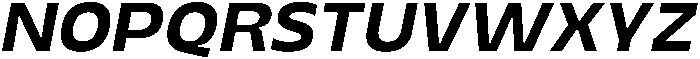Migno Sans Medium Italic otf (500) Font UPPERCASE