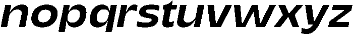 Migno Sans Medium Italic otf (500) Font LOWERCASE