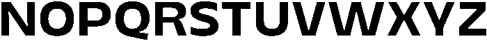 Migno Sans Medium otf (500) Font UPPERCASE
