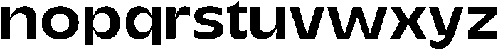 Migno Sans Medium otf (500) Font LOWERCASE