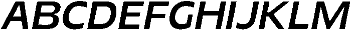 Migno Sans Regular Italic otf (400) Font UPPERCASE