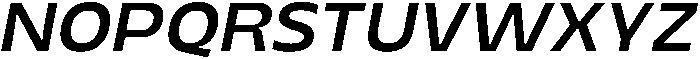 Migno Sans Regular Italic otf (400) Font UPPERCASE