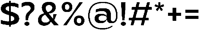 Migno Sans Regular otf (400) Font OTHER CHARS