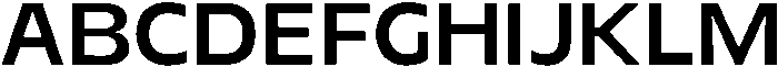 Migno Sans Regular otf (400) Font UPPERCASE