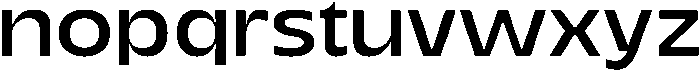 Migno Sans Regular otf (400) Font LOWERCASE