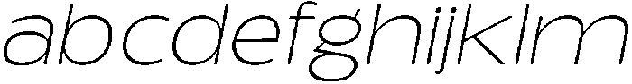 Migno Sans Thin Italic otf (100) FONT