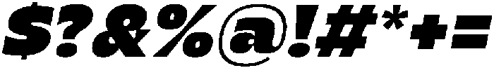 Migno Sans Ultra Italic otf (900) Font OTHER CHARS