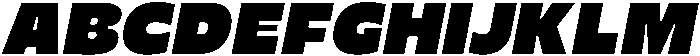 Migno Sans Ultra Italic otf (900) Font UPPERCASE