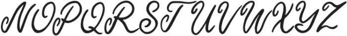 Mignonette Script Regular otf (400) Font UPPERCASE