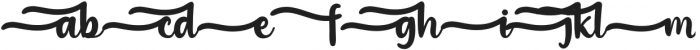 Migoove Alternate ttf (400) Font LOWERCASE