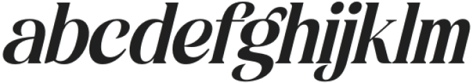 Miguales Italic otf (400) Font LOWERCASE