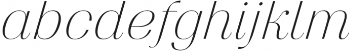 Migura Sans Light Italic otf (300) Font LOWERCASE