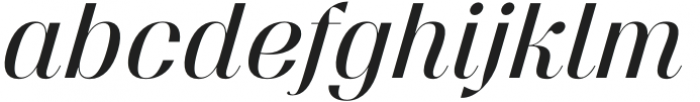 Migura Sans Medium Italic otf (500) Font LOWERCASE