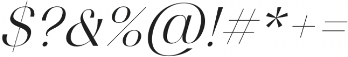 MiguraSans-Italic otf (400) Font OTHER CHARS
