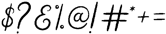 Mikaela Regular otf (400) Font OTHER CHARS