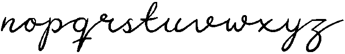 Mikaela Regular otf (400) Font LOWERCASE