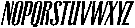 Mikayani Oblique otf (400) Font UPPERCASE