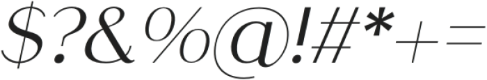 Mikea Italic otf (400) Font OTHER CHARS