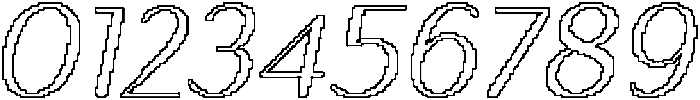 Mikea Rounded Pixel Outline otf (400) Font OTHER CHARS
