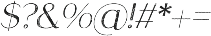 Mikea Stamp Italic otf (400) Font OTHER CHARS