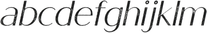 Mikea Stamp Italic otf (400) Font LOWERCASE