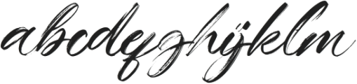 MikhaelHandwritten-Italic otf (400) Font LOWERCASE