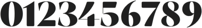 Milago Black Display otf (900) Font OTHER CHARS
