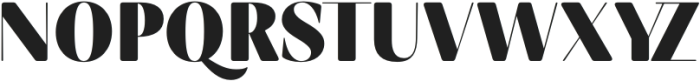Milago Black Display otf (900) Font UPPERCASE