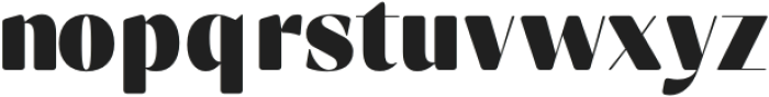 Milago Black Display otf (900) Font LOWERCASE