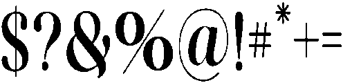 Milan Regular otf (400) Font OTHER CHARS