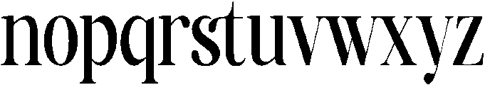 Milan Regular otf (400) Font LOWERCASE