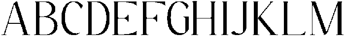 Milane otf (400) Font UPPERCASE