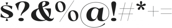 Milanesa Serif Bold otf (700) Font OTHER CHARS