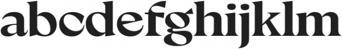Milanesa Serif Bold otf (700) Font LOWERCASE