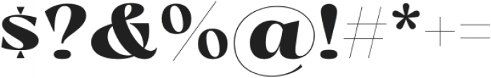 Milanesa Serif ExtraBold otf (700) Font OTHER CHARS