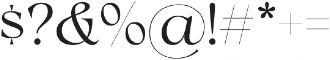 Milanesa Serif Regular otf (400) Font OTHER CHARS