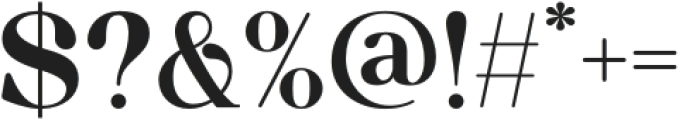 Milavora Regular otf (400) Font OTHER CHARS