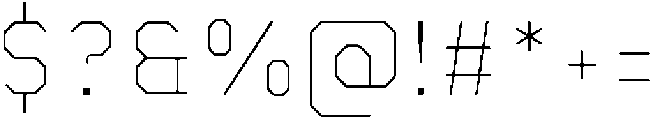 Milder Inline otf (400) Font OTHER CHARS